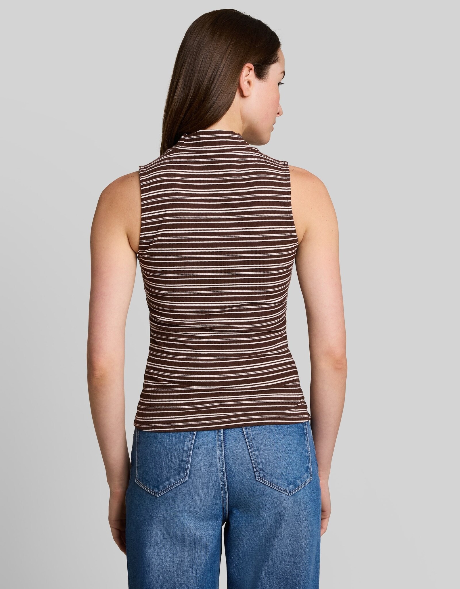 Tom Tailor Rib Print Sless Top