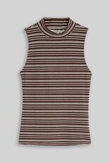 Tom Tailor Rib Print Sless Top