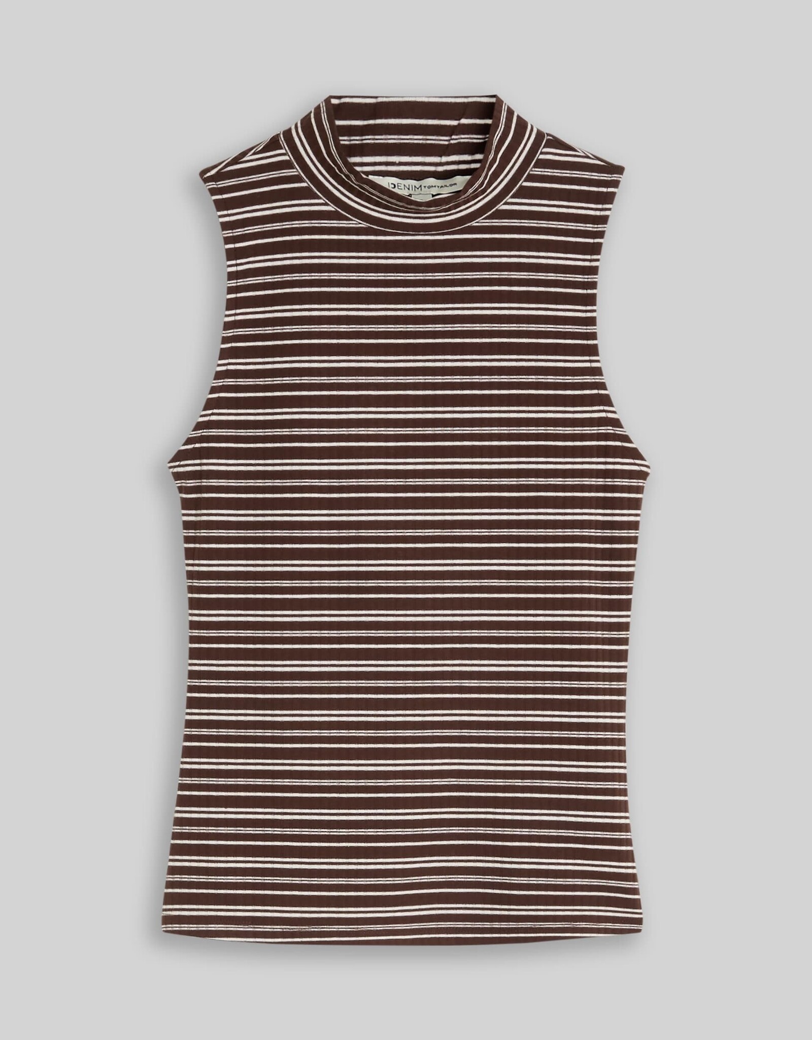 Tom Tailor Rib Print Sless Top