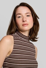 Tom Tailor Rib Print Sless Top