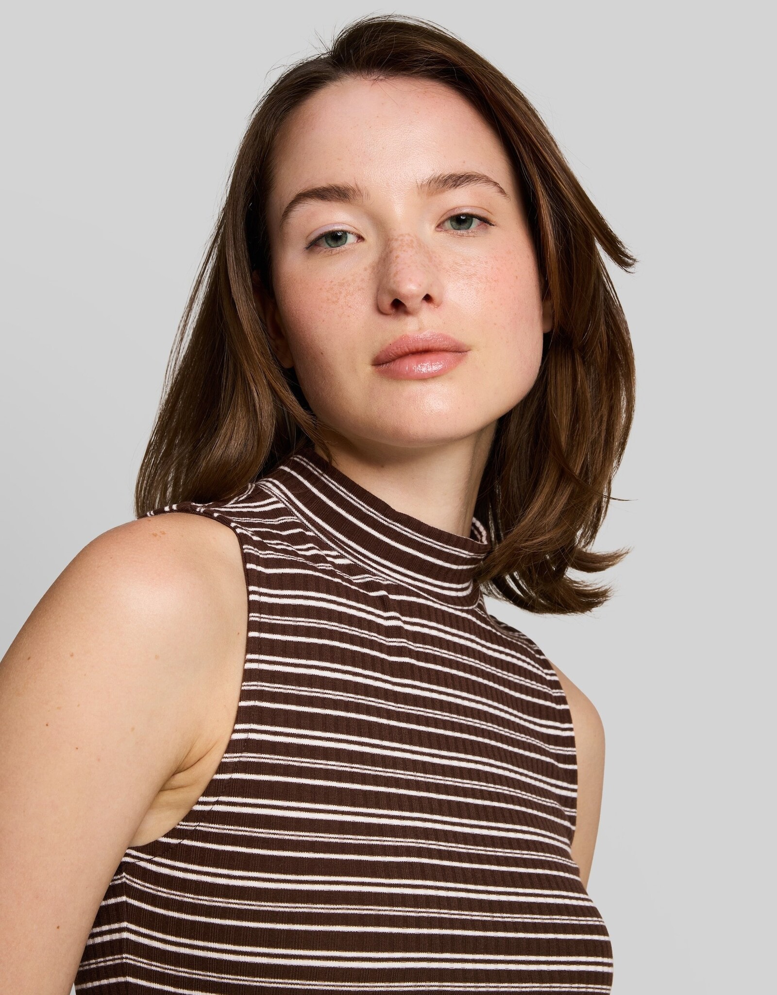 Tom Tailor Rib Print Sless Top