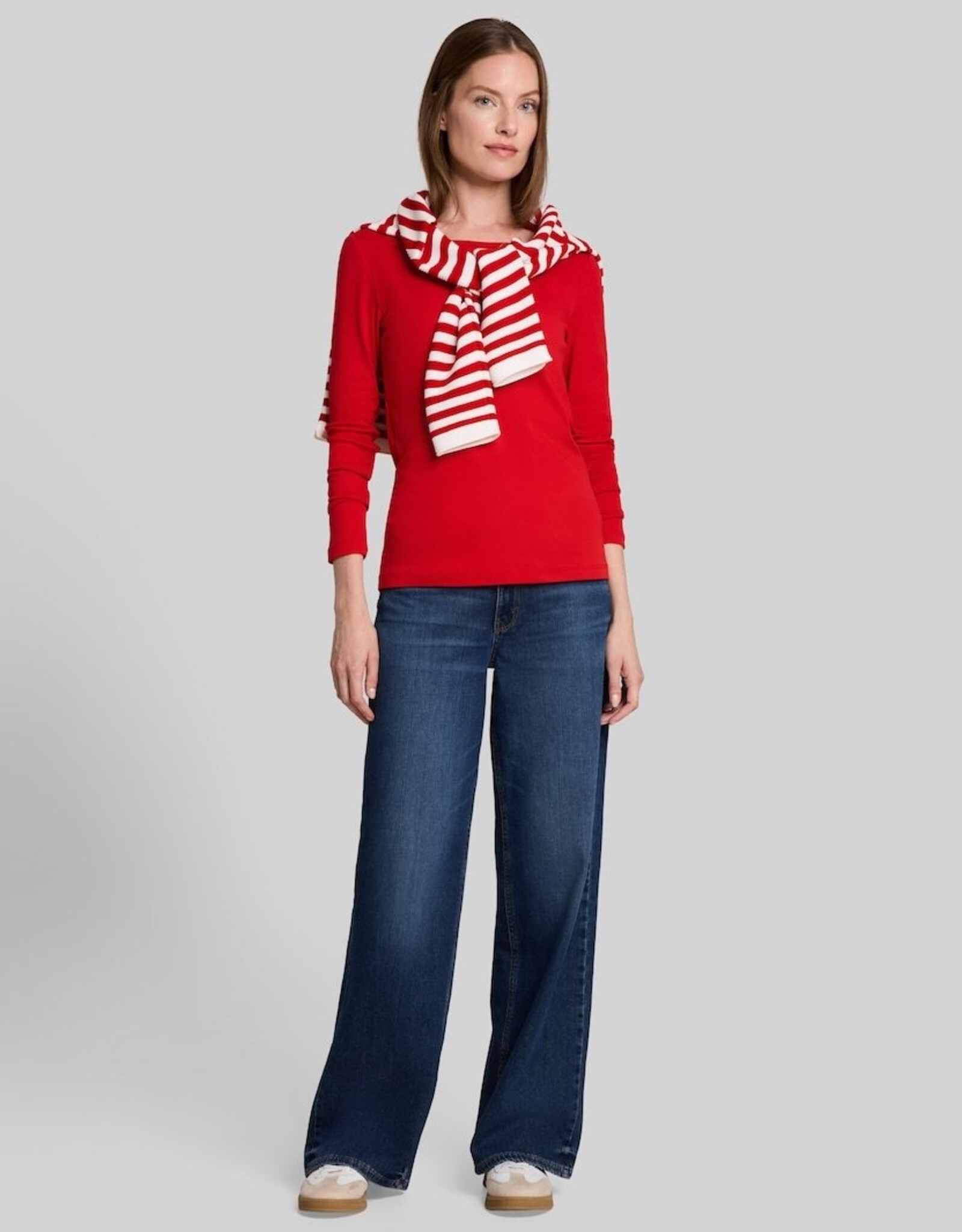 Tom Tailor Boat Nk L/S Top