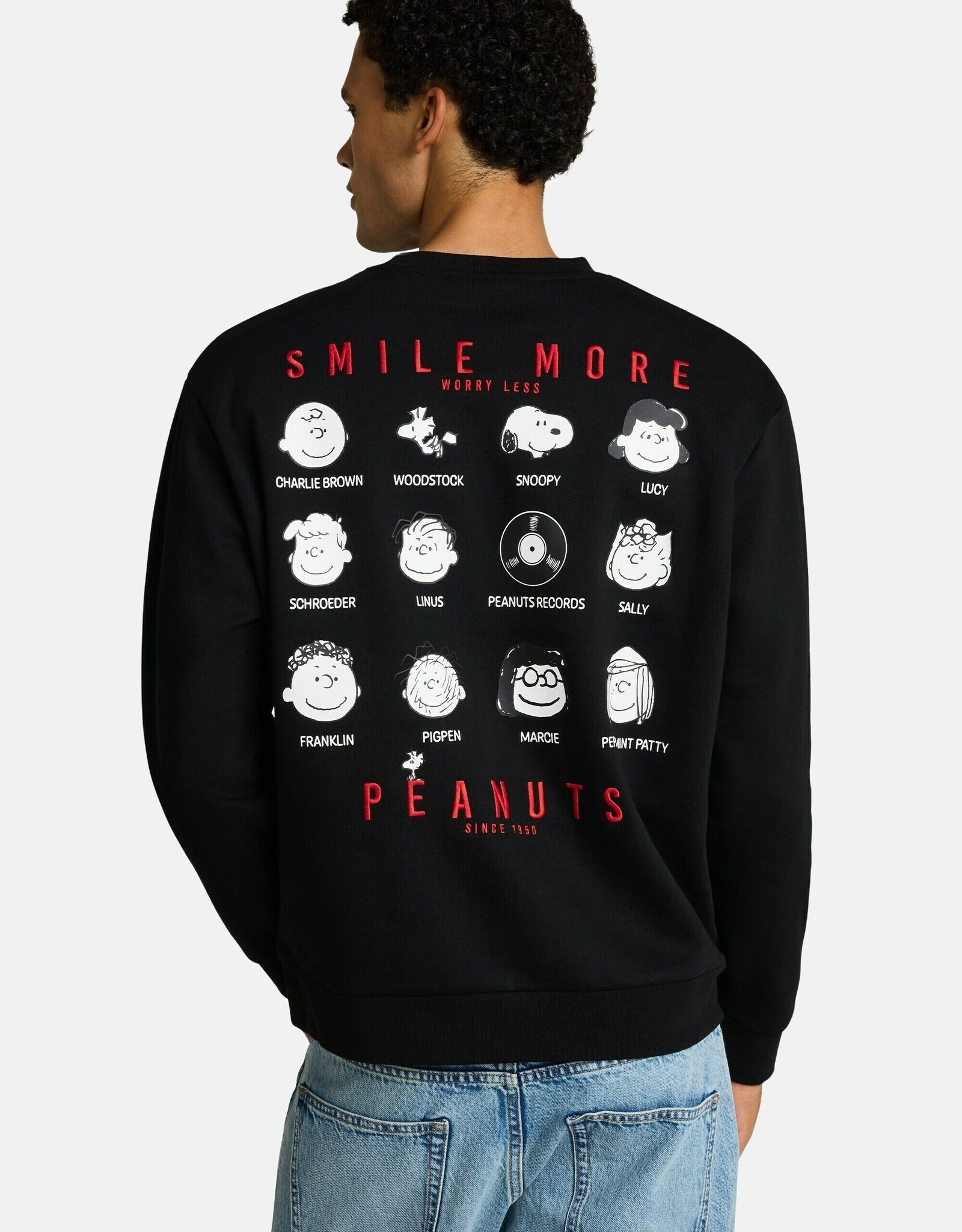 Tom Tailor Mens Relaxed Peanuts Crew Nk Sweatshirt