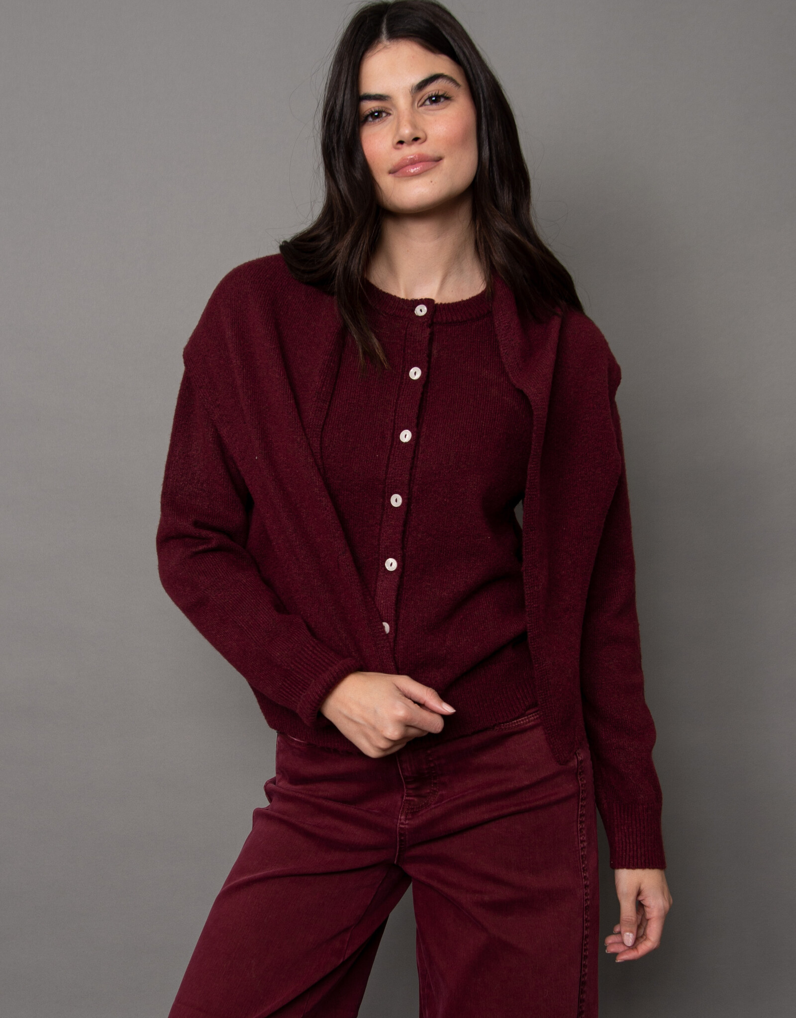 RD Style Pasha L/S CrewNk Cardigan