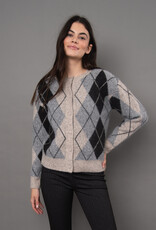 RD Style Agrippina Argyle Cardigan