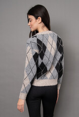 RD Style Agrippina Argyle Cardigan