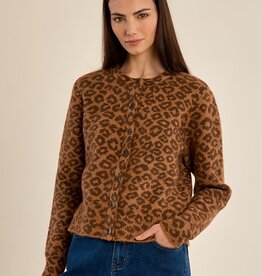 Molly Bracken Animal Print Cardigan
