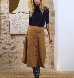 Molly Bracken Button Front Skirt