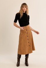 Molly Bracken Button Front Skirt