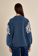 Molly Bracken Shoulder Emb Sweater
