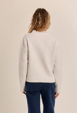 Molly Bracken Lace Detail Henley Sweater