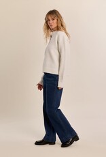Molly Bracken Lace Detail Henley Sweater