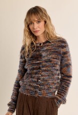 Molly Bracken Striped Fuzzy Sweater