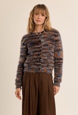 Molly Bracken Striped Fuzzy Sweater