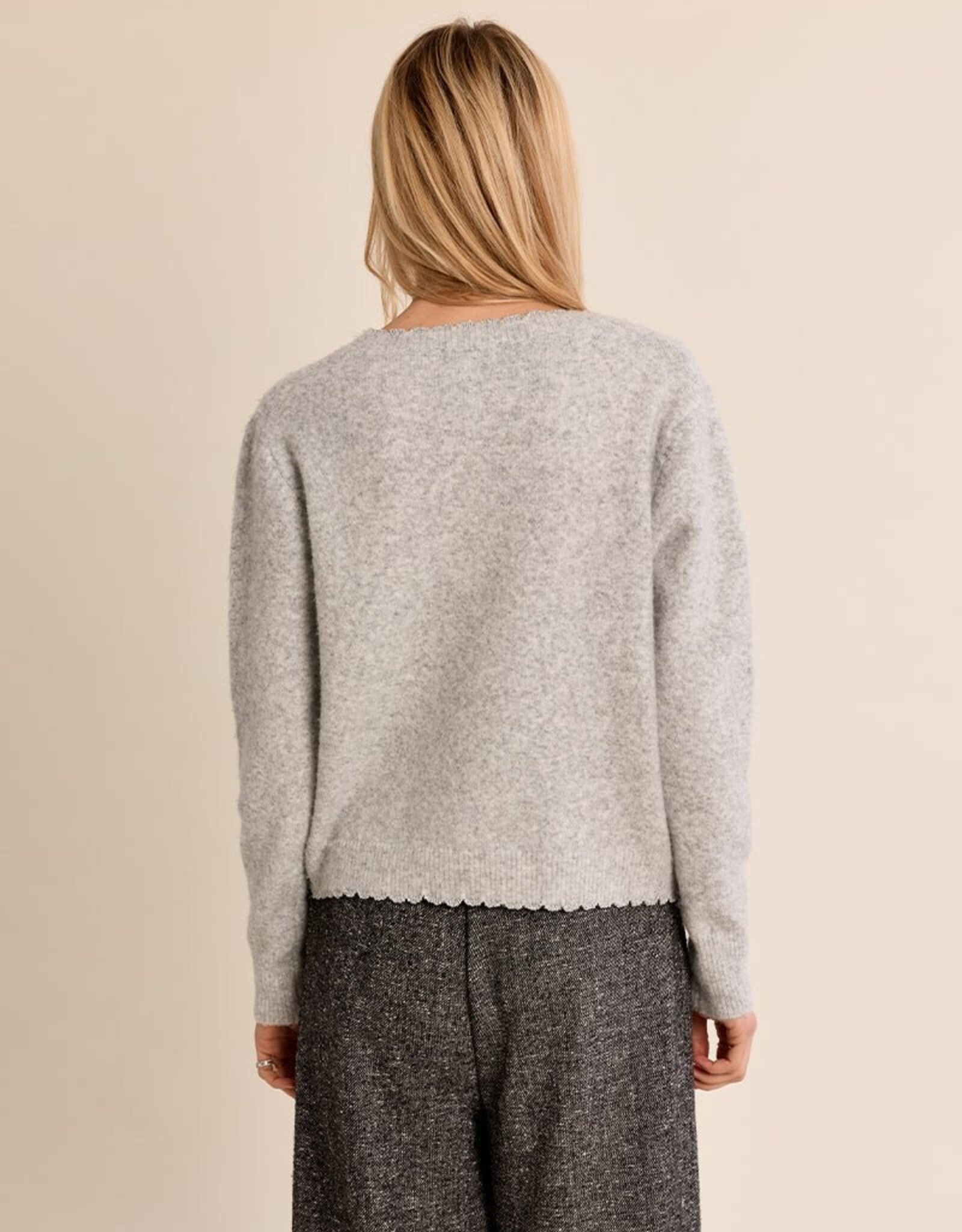 Molly Bracken Scalloped Edge Cardigan