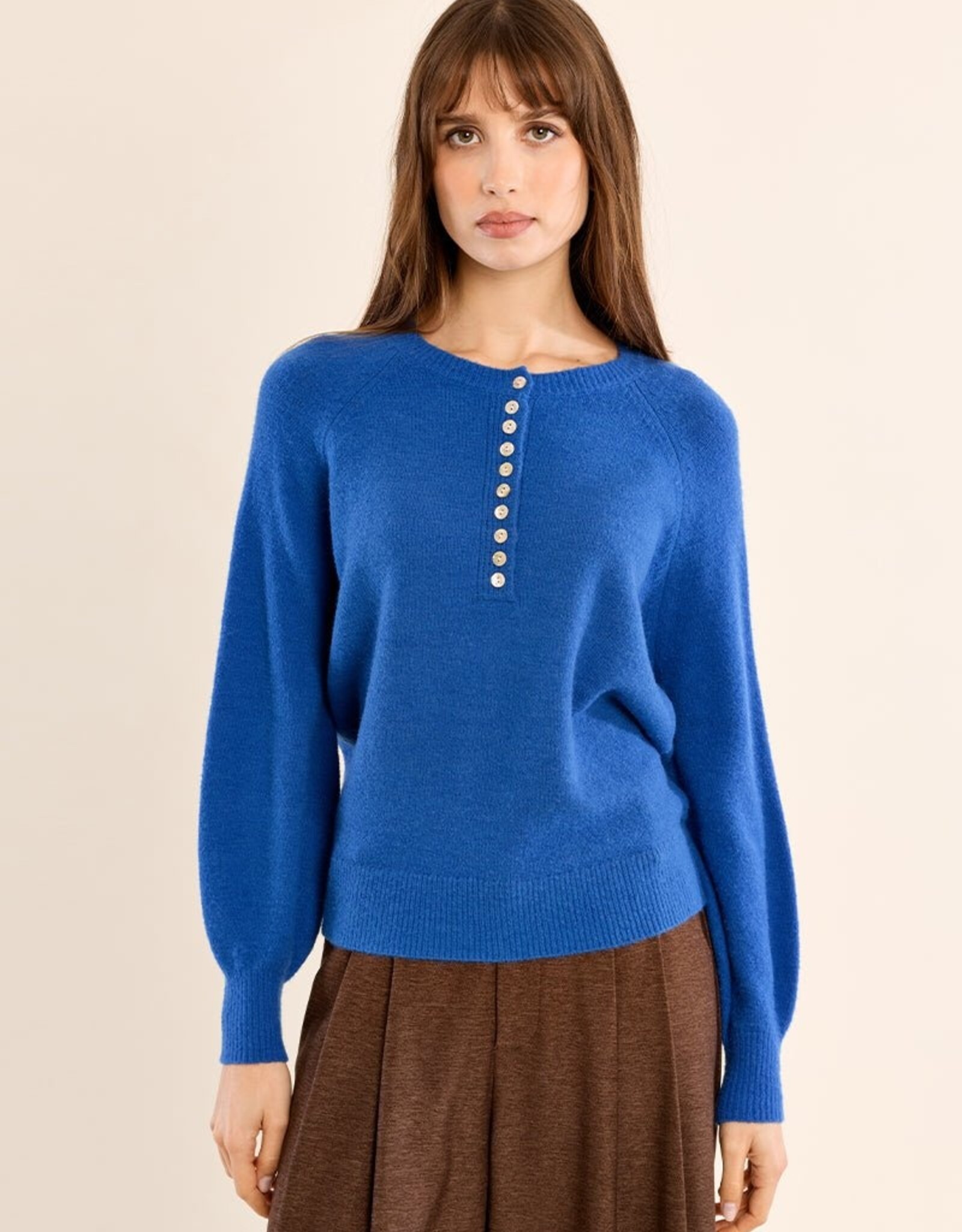 Molly Bracken Henley Sweater