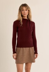 Molly Bracken Molly neck Tie Knit L/S Top
