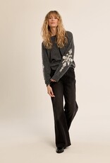 Molly Bracken Emb Sleeve Sweater