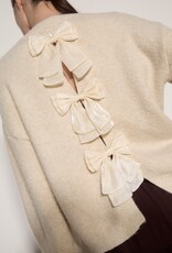 Apricot Organza Bow Back Jumper