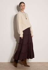 Apricot Organza Bow Back Jumper