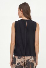 M Made in Italy Pleated Sless Top