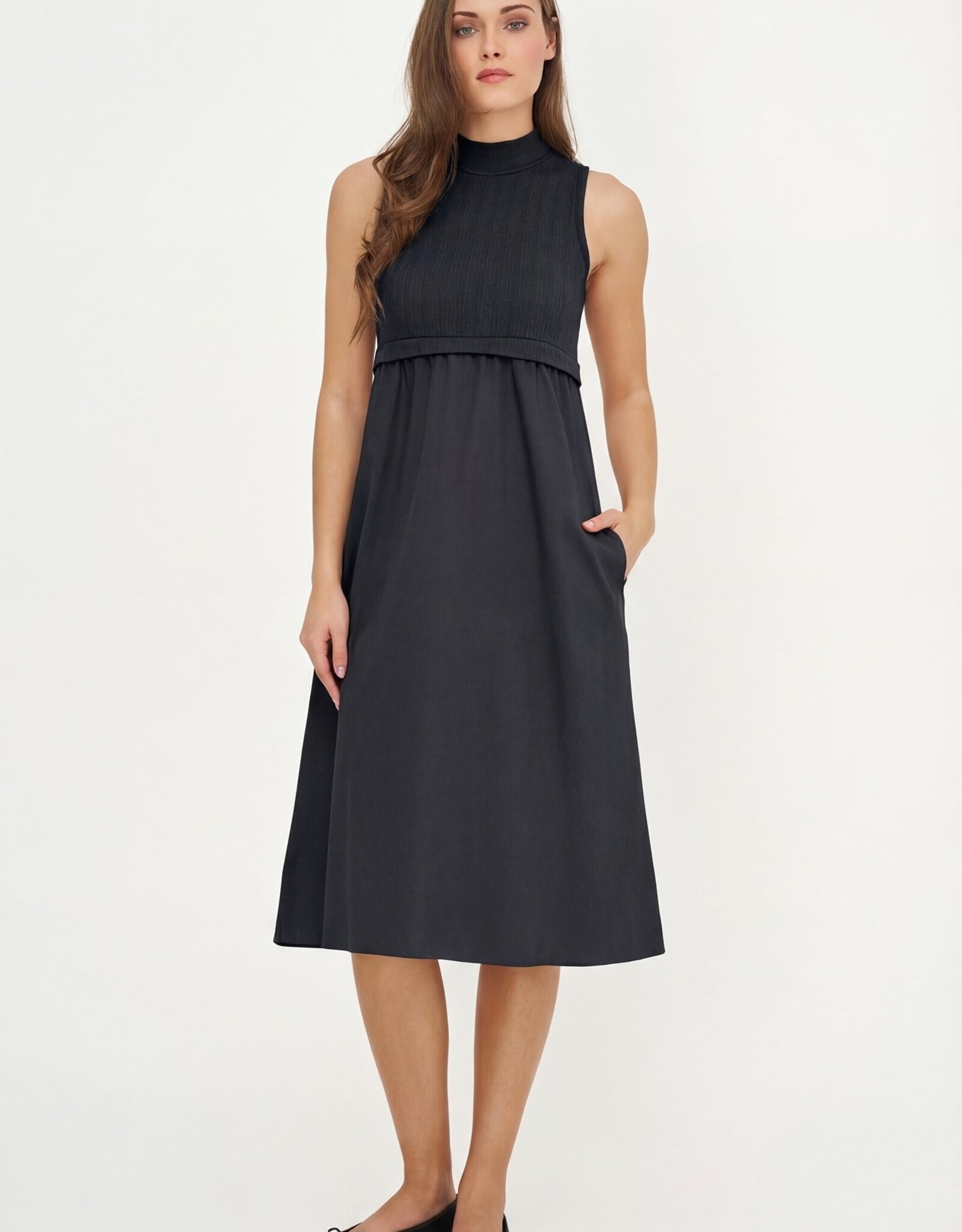 M Made in Italy Knited Top Sless Dress
