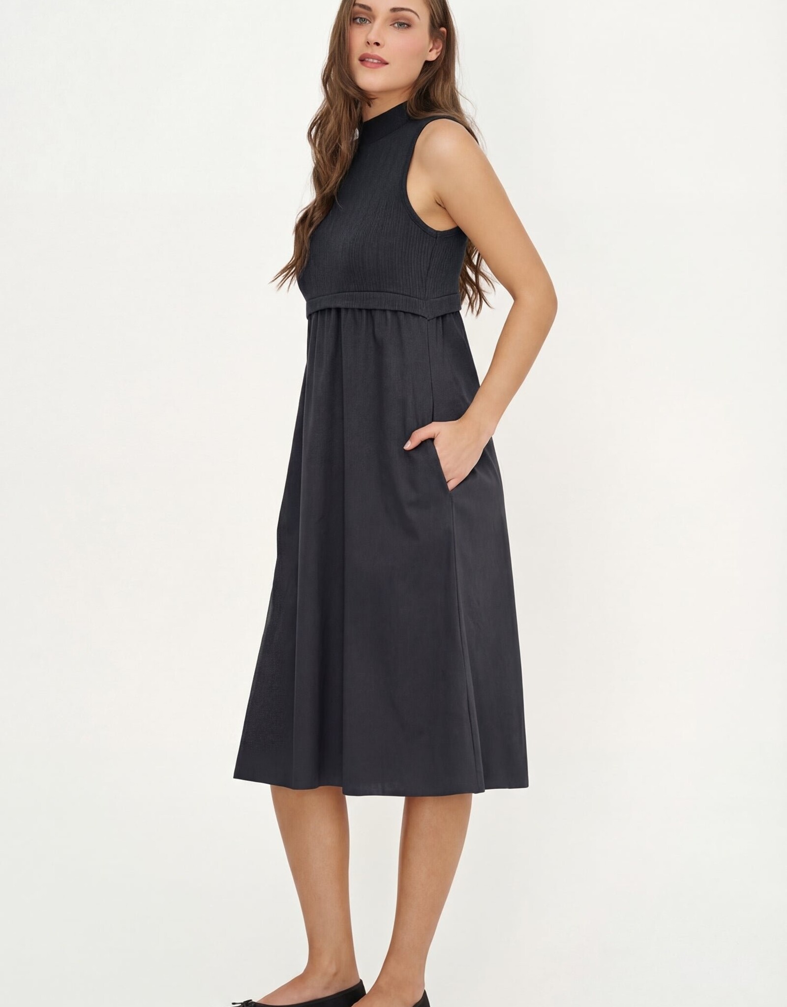 M Made in Italy Knited Top Sless Dress