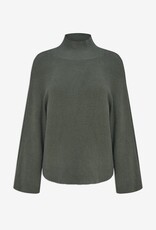 M Made in Italy Mock Nk Wide Sleeve Sweater
