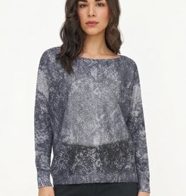 M Made in Italy Snake SKin Print Sweater