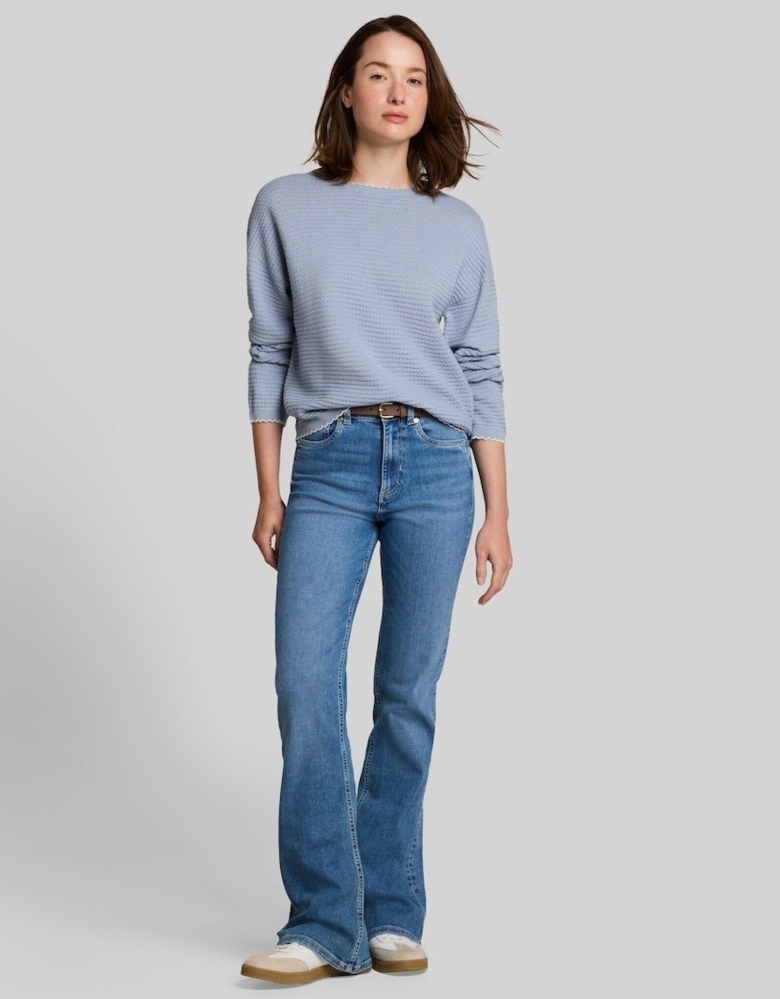 Tom Tailor Knit Pullover w Wavy Edges