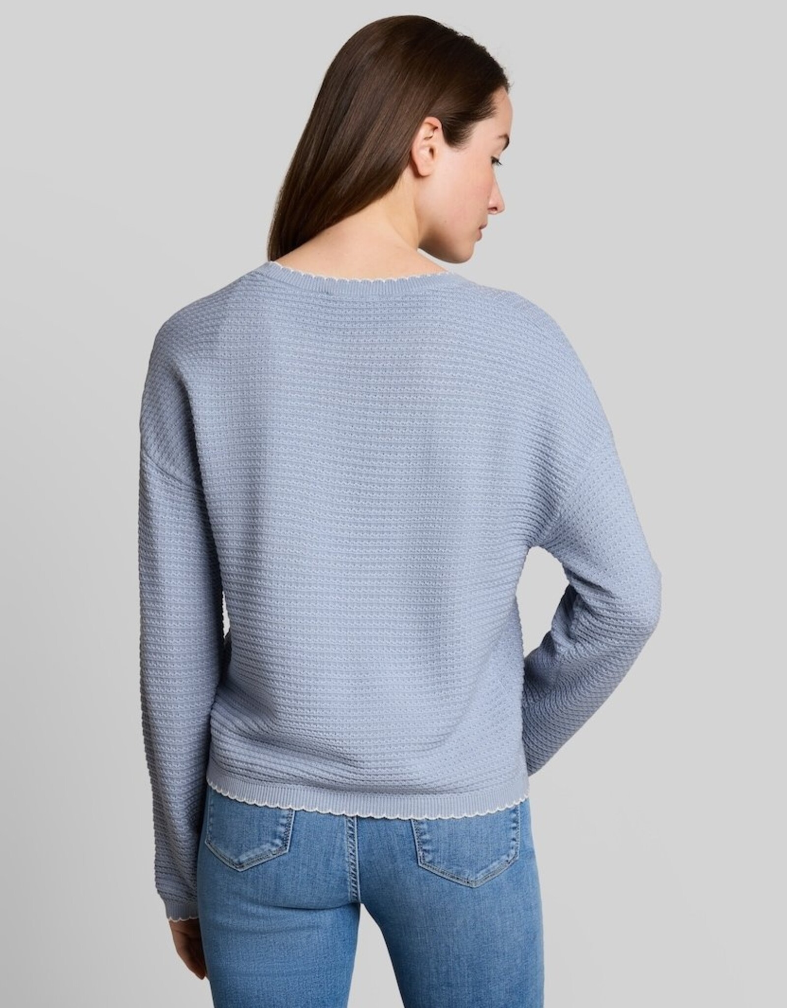 Tom Tailor Knit Pullover w Wavy Edges