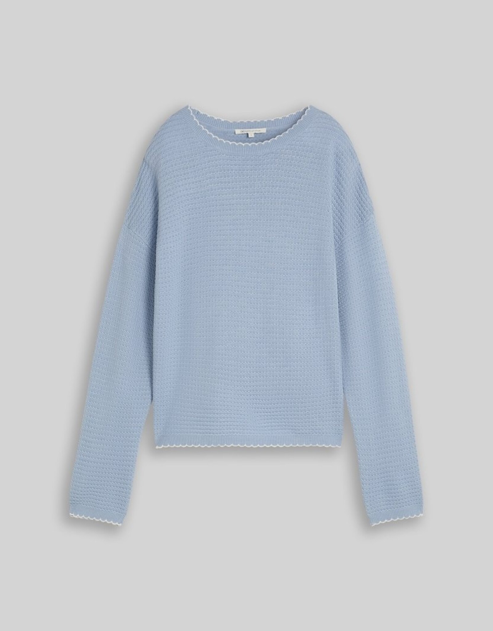 Tom Tailor Knit Pullover w Wavy Edges