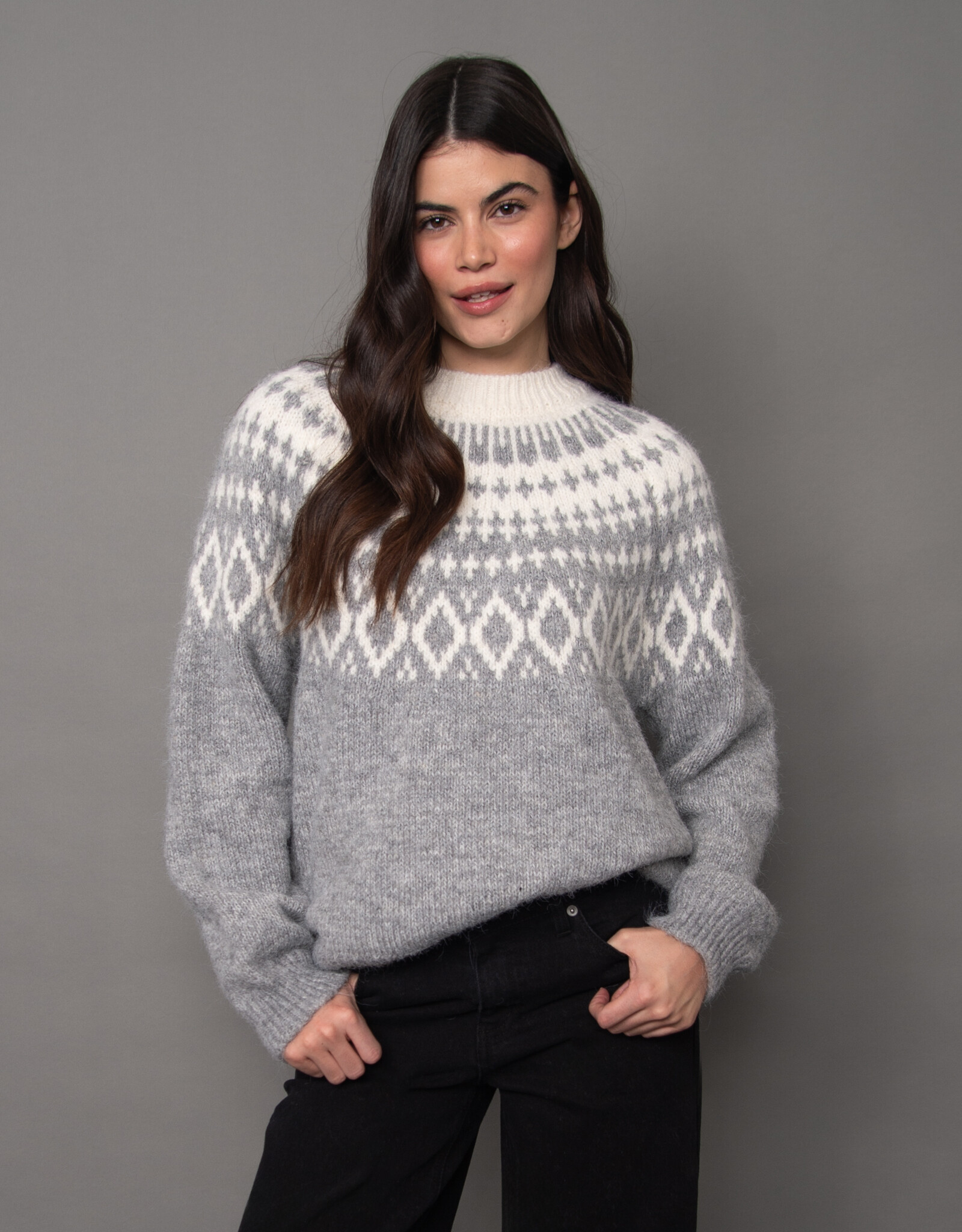 RD Style Hasana Nordic Raglan Sleeve Pullover