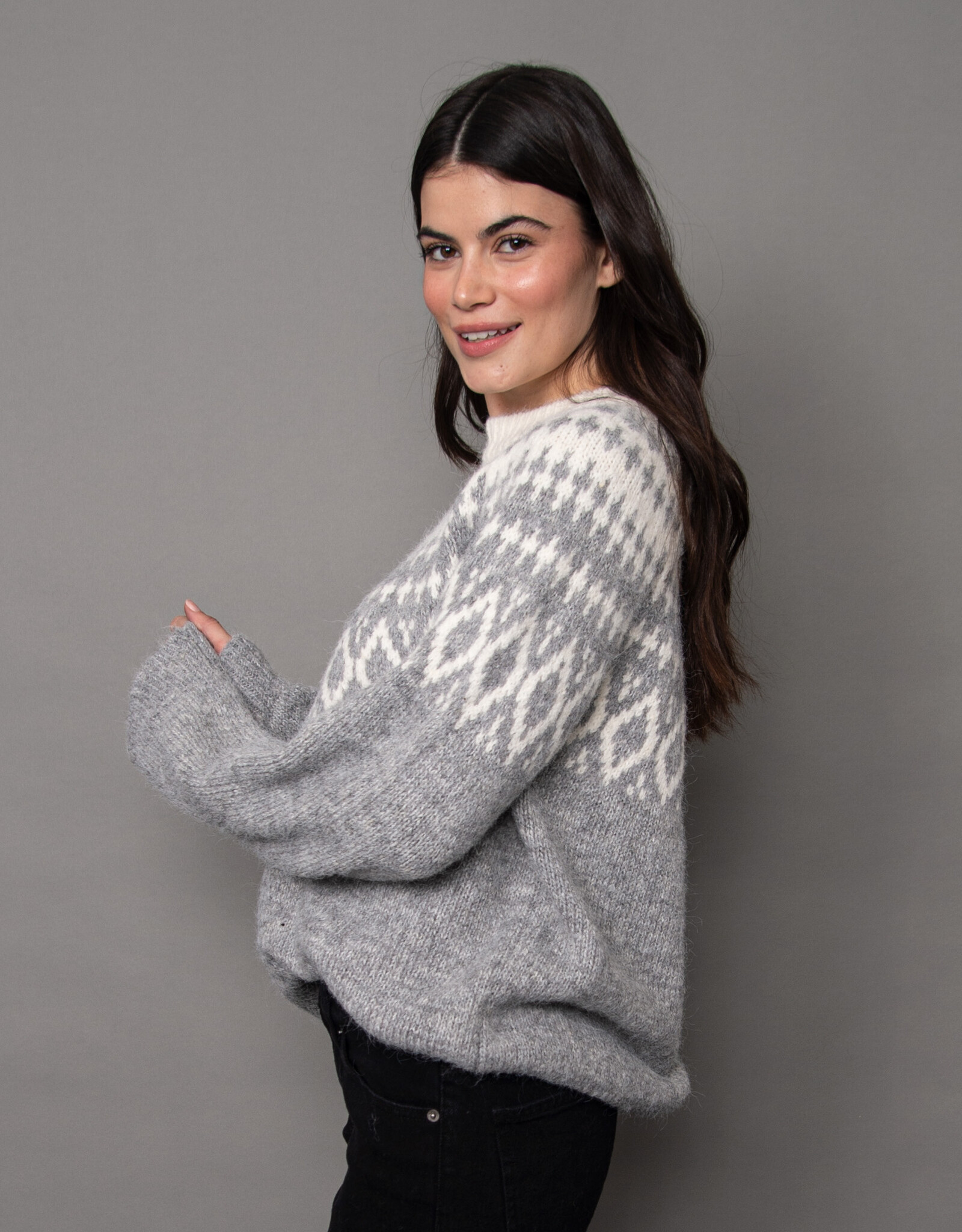 RD Style Hasana Nordic Raglan Sleeve Pullover