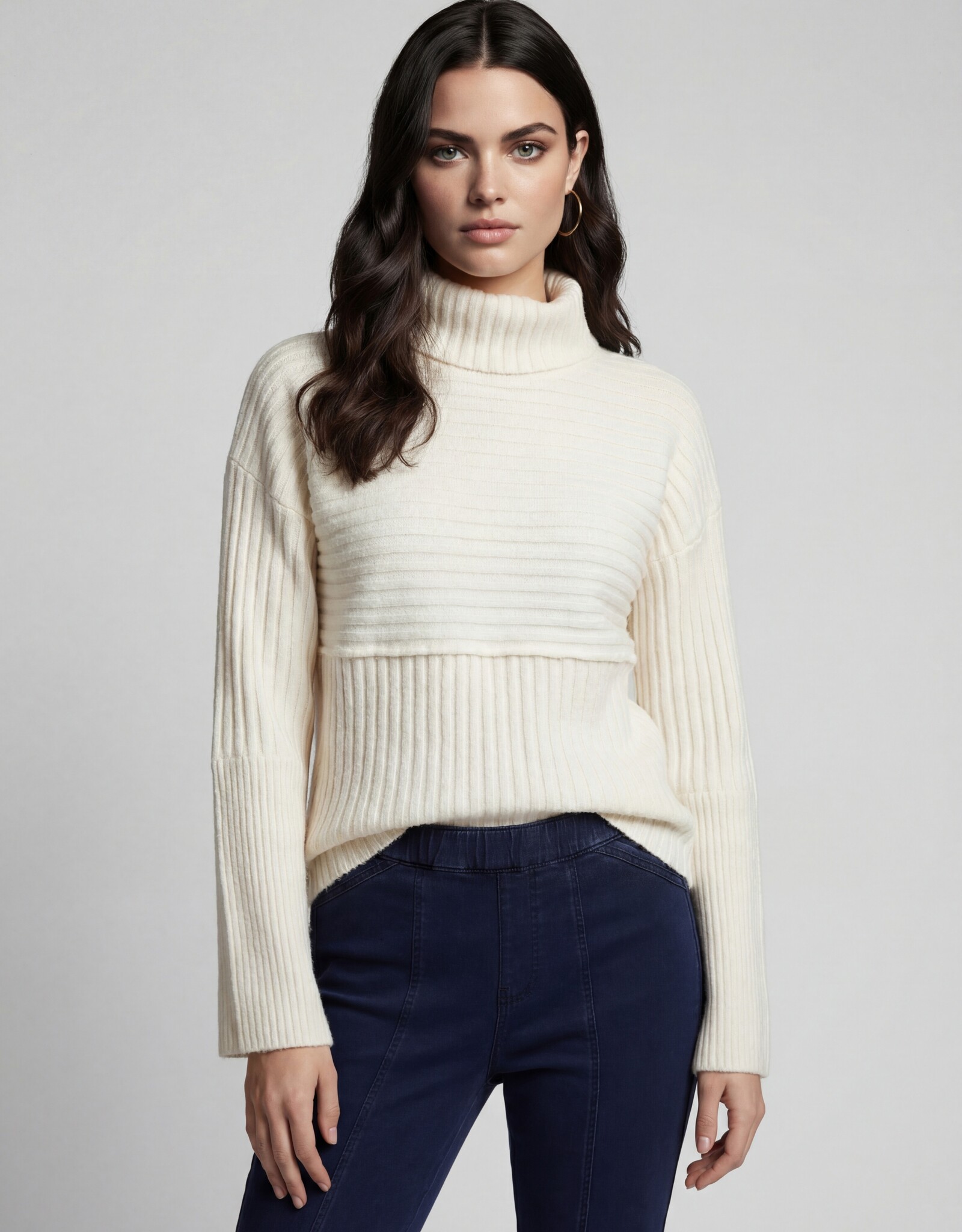 CYC Chunky Ribbed T-Nk Sweater