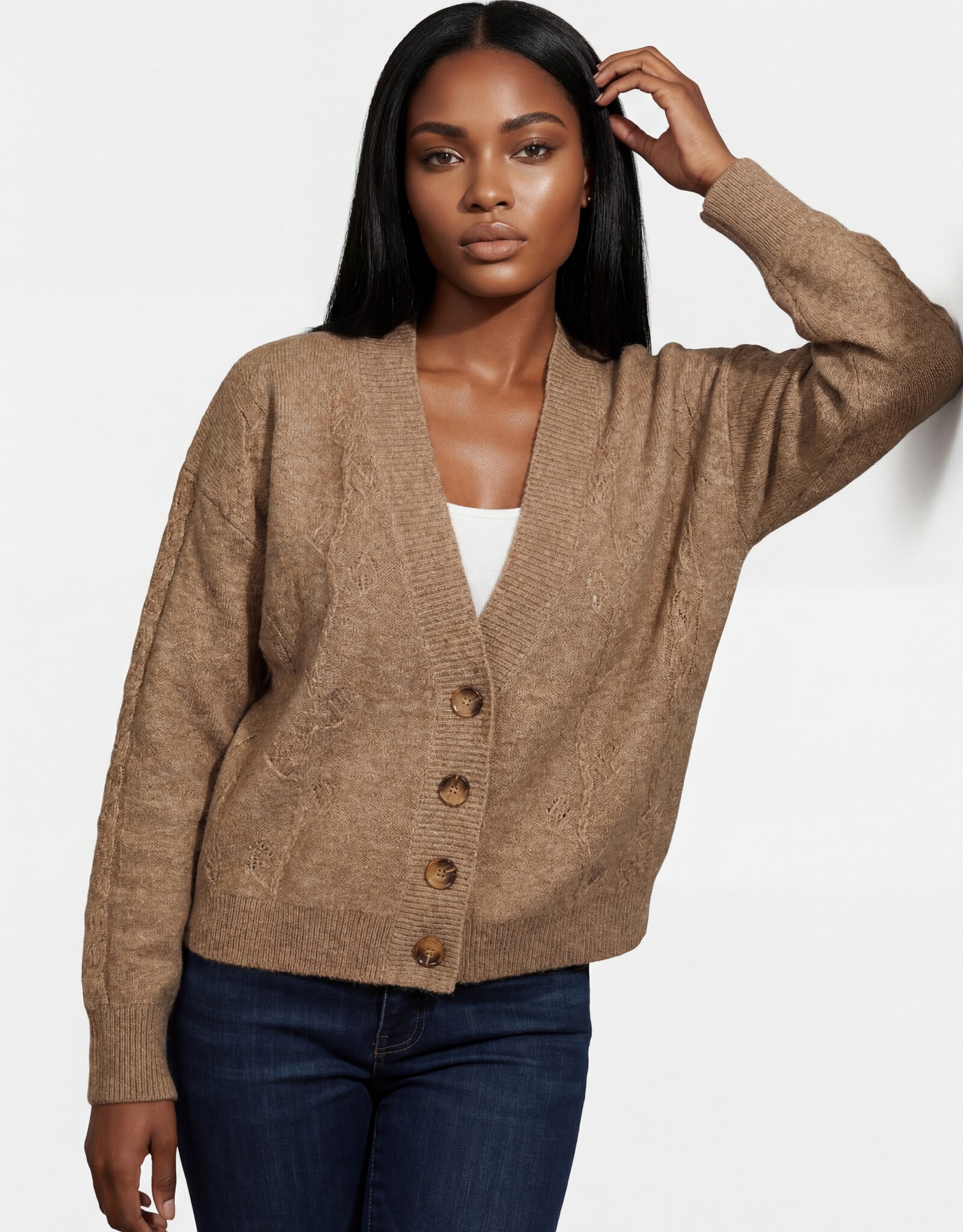 CYC Large Sleeve Button Up Cardigan