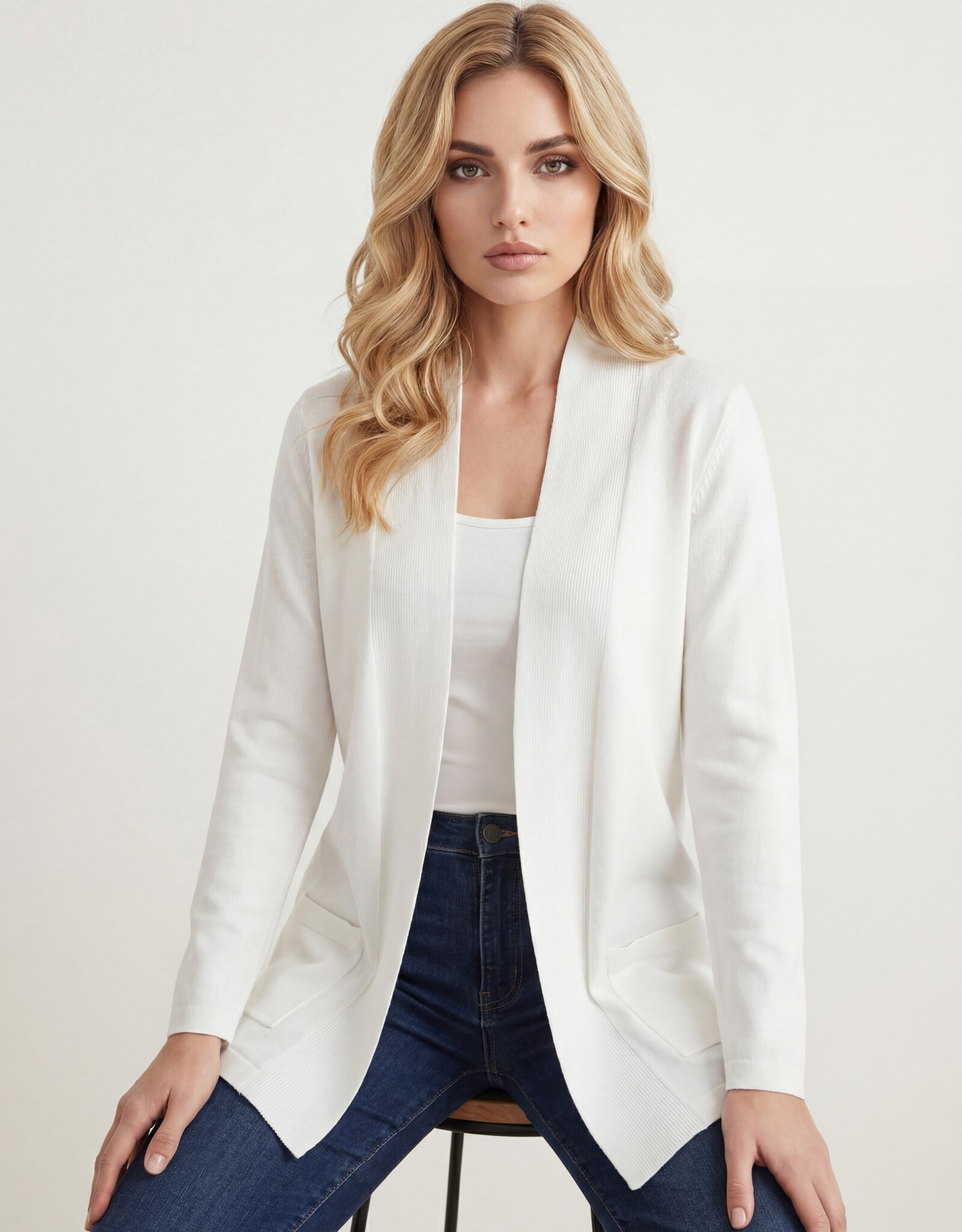 CYC Open Light Cardigan w Band