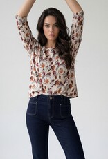 CYC Autumn Printed 3/4 Sleeve Top