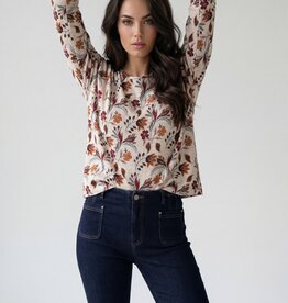 CYC Autumn Printed 3/4 Sleeve Top