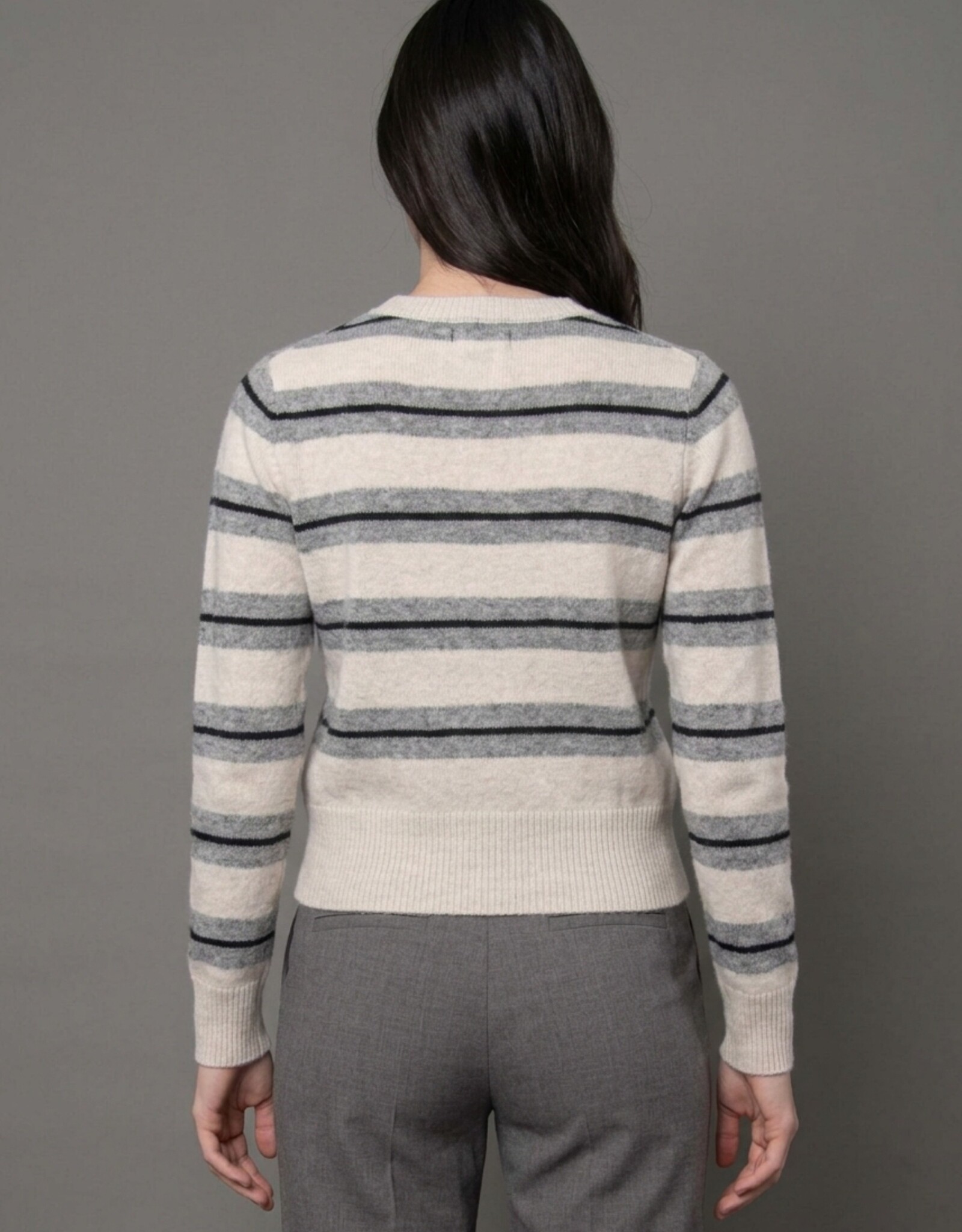 RD Style Kaya Striped Crew Nk Pullover
