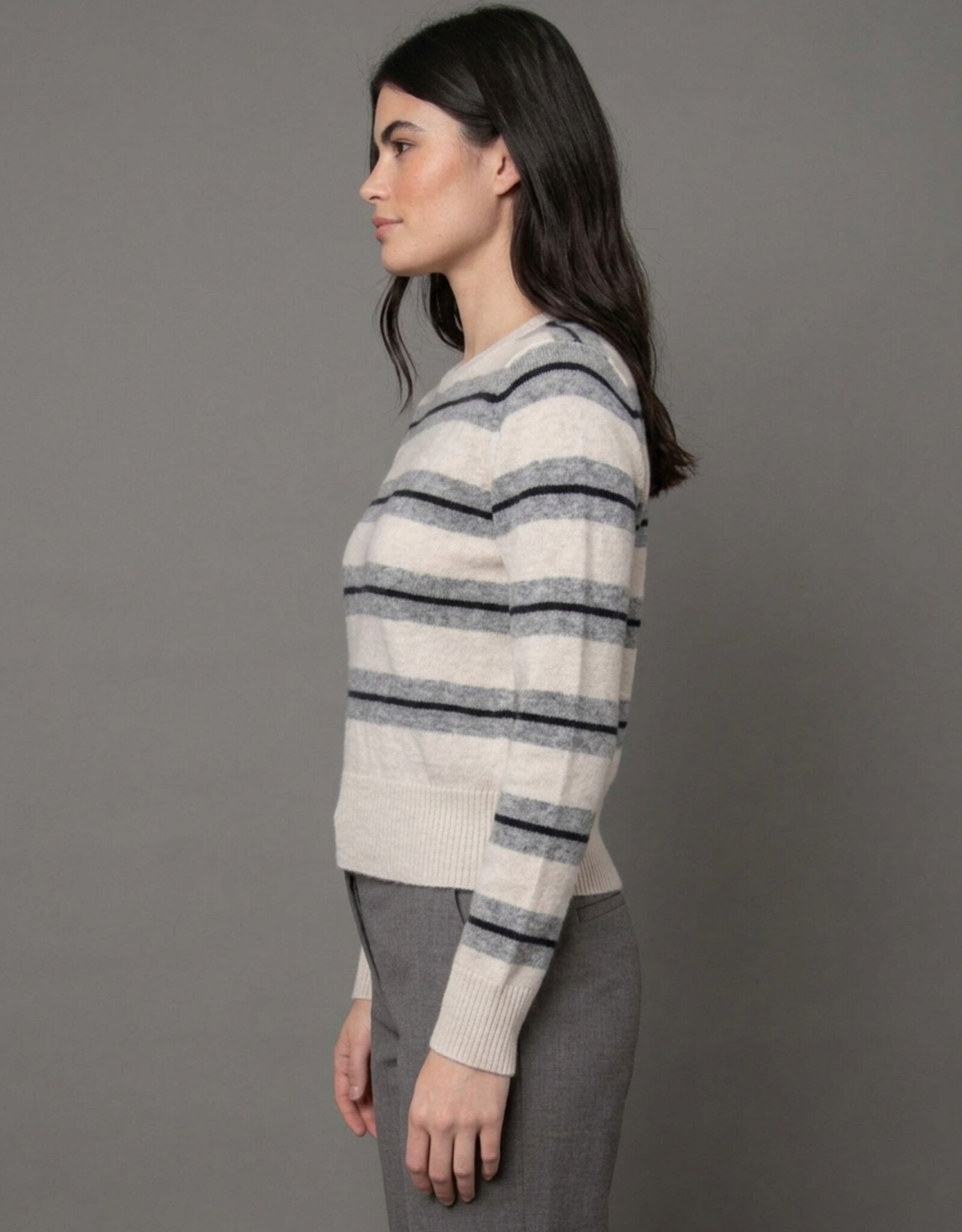 RD Style Kaya Striped Crew Nk Pullover