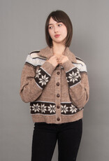 RD Style  Kimiko Collar Button Up Cardigan w Design