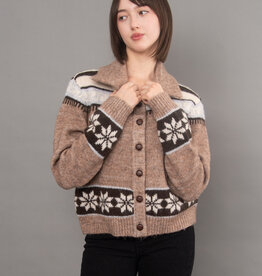 RD Style Kimiko Collar Button Up Cardigan w Design