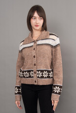 RD Style  Kimiko Collar Button Up Cardigan w Design