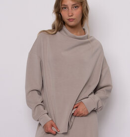 RD Style Scuba Freiza Soft Knit Funnel Nk Pullover