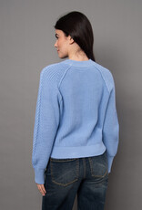 RD Style Vaiga Cable Knit Raglan Crew Nk Pullover