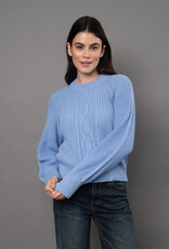 RD Style Vaiga Cable Knit Raglan Crew Nk Pullover