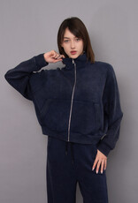 RD Style RD Millie Min Wash Soft Knit LS Mock Nk