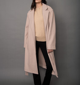 RD Style Havy Notch Collar Wrap Coat