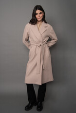 RD Style Havy Notch Collar Wrap Coat